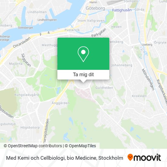 Med Kemi och Cellbiologi, bio Medicine karta