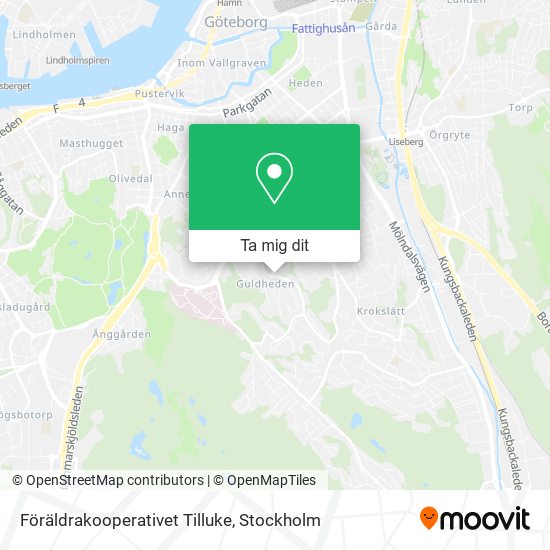 Föräldrakooperativet Tilluke karta