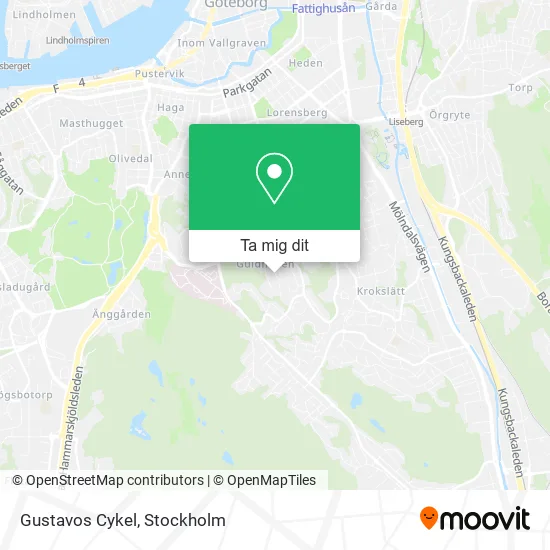 Gustavos Cykel karta