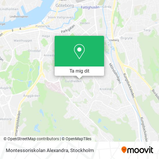 Montessoriskolan Alexandra karta