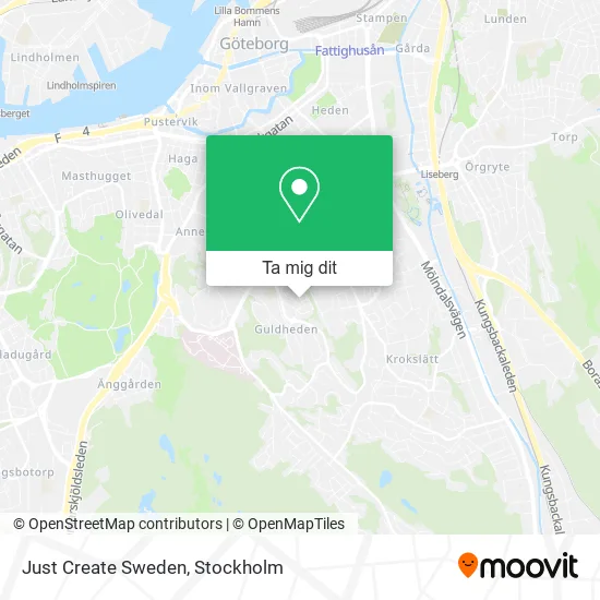 Just Create Sweden karta