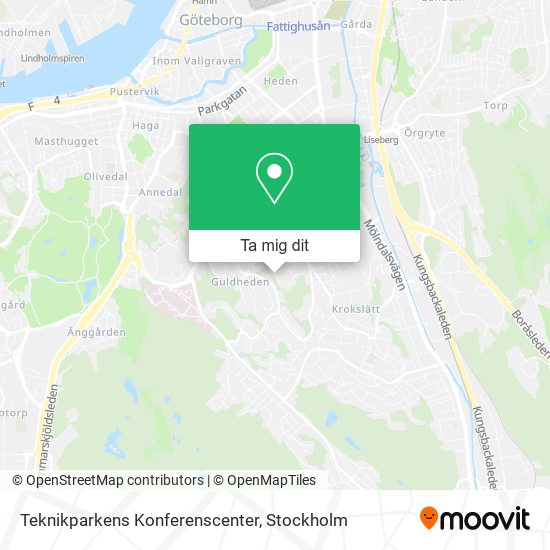 Teknikparkens Konferenscenter karta