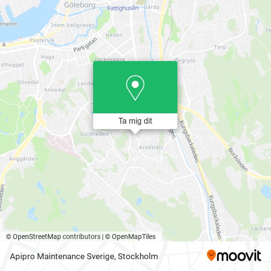 Apipro Maintenance Sverige karta