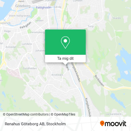 Renahus Göteborg AB karta