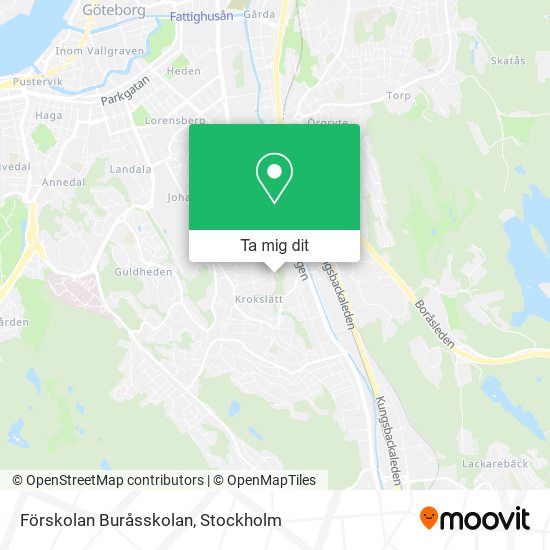 Förskolan Buråsskolan karta
