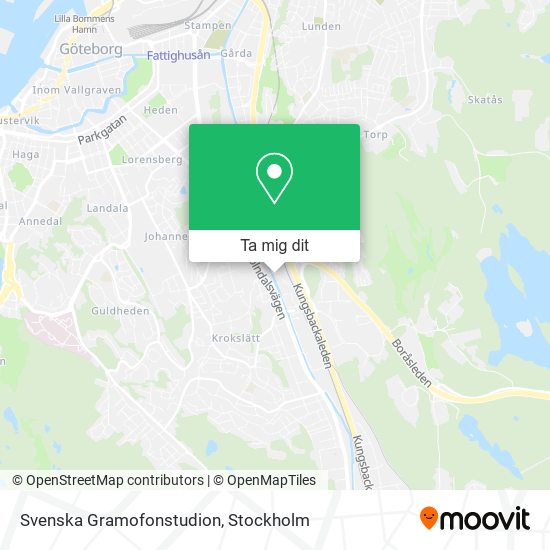 Svenska Gramofonstudion karta