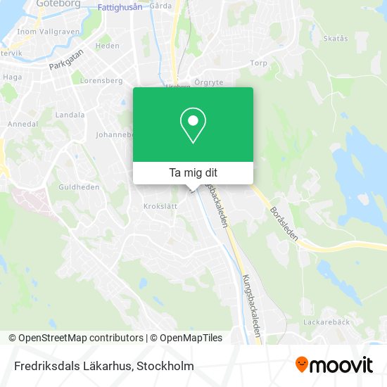 Fredriksdals Läkarhus karta