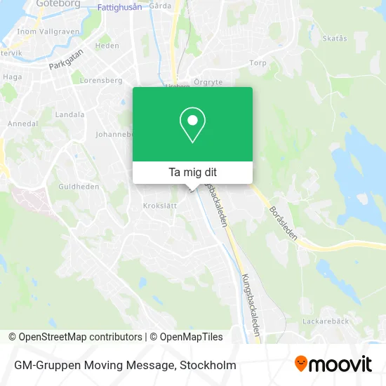 GM-Gruppen Moving Message karta