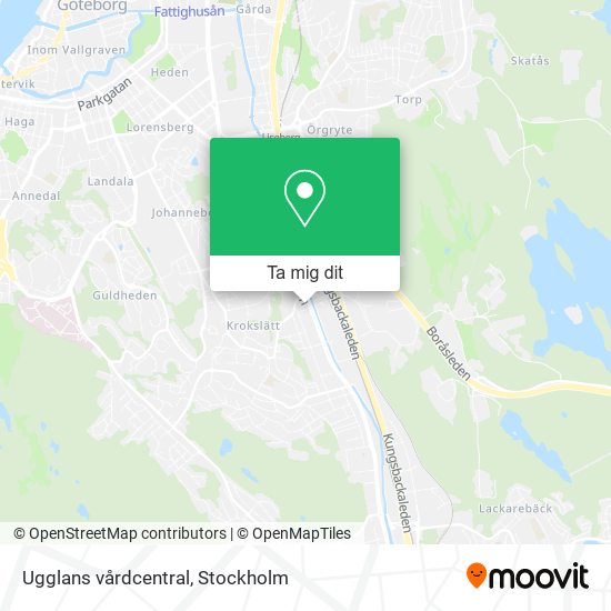 Ugglans vårdcentral karta