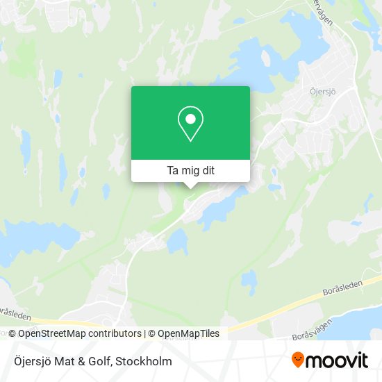 Öjersjö Mat & Golf karta