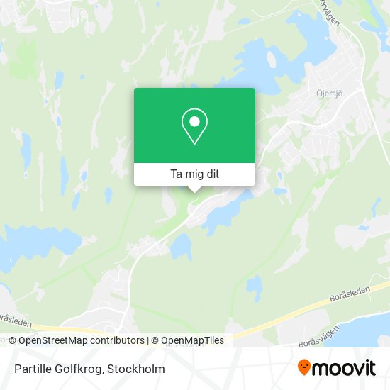 Partille Golfkrog karta