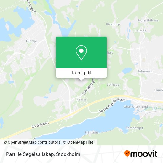 Partille Segelsällskap karta