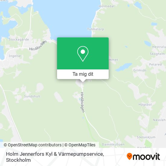 Holm Jennerfors Kyl & Värmepumpservice karta