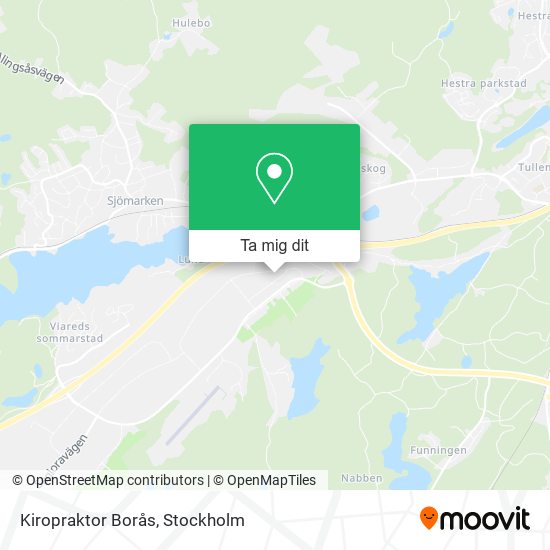 Kiropraktor Borås karta