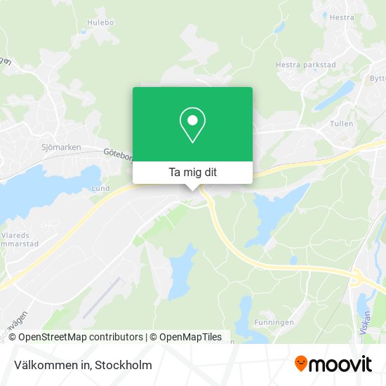 Välkommen in karta