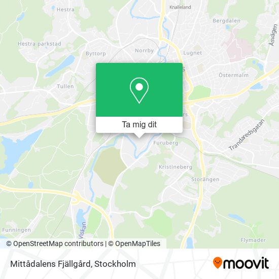 Mittådalens Fjällgård karta