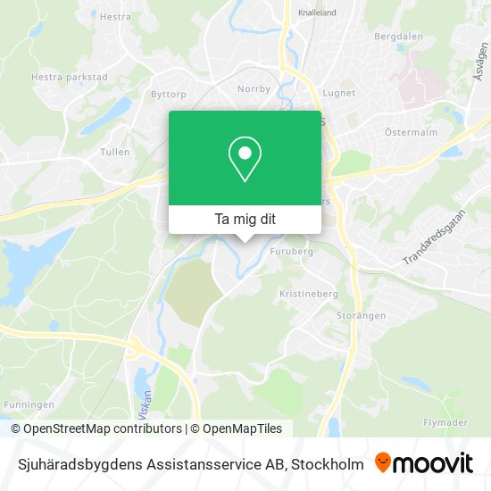 Sjuhäradsbygdens Assistansservice AB karta