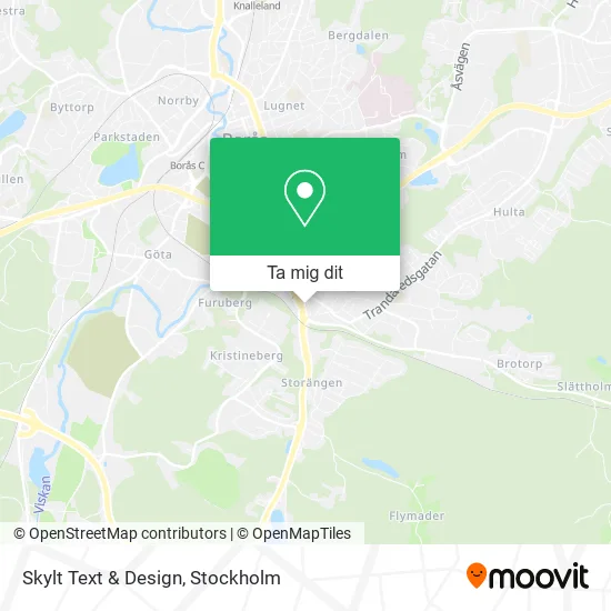 Skylt Text & Design karta