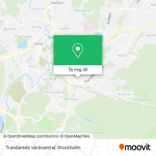 Trandareds vårdcentral karta