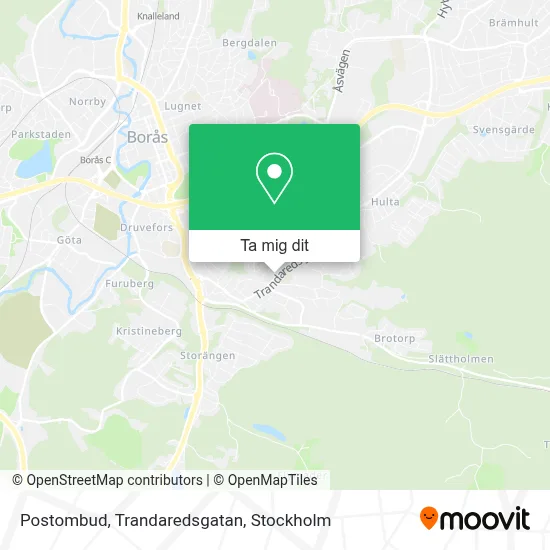 Postombud, Trandaredsgatan karta