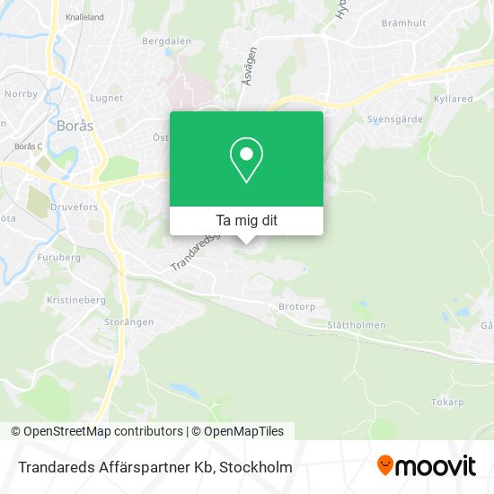 Trandareds Affärspartner Kb karta