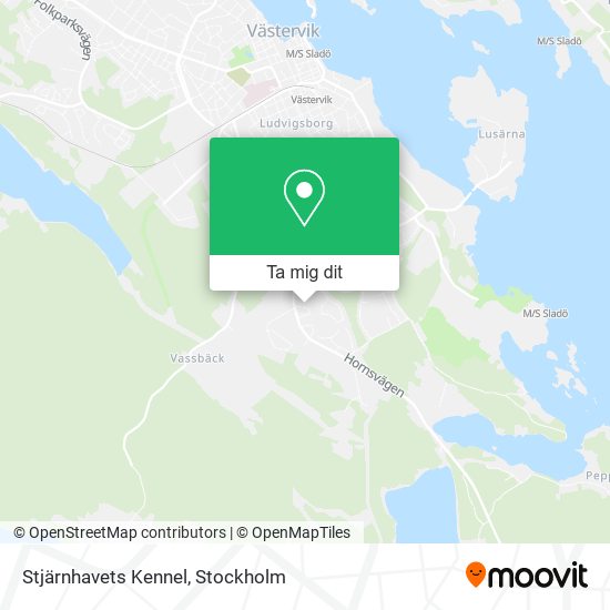 Stjärnhavets Kennel karta