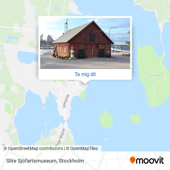 Slite Sjöfartsmuseum karta