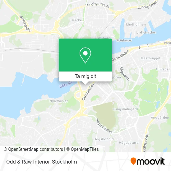 Odd & Raw Interior karta