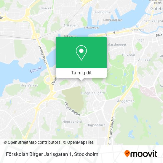 Förskolan Birger Jarlsgatan 1 karta