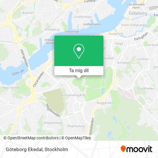 Göteborg Ekedal karta