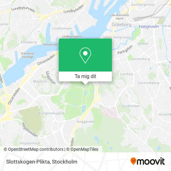 Slottskogen-Plikta karta