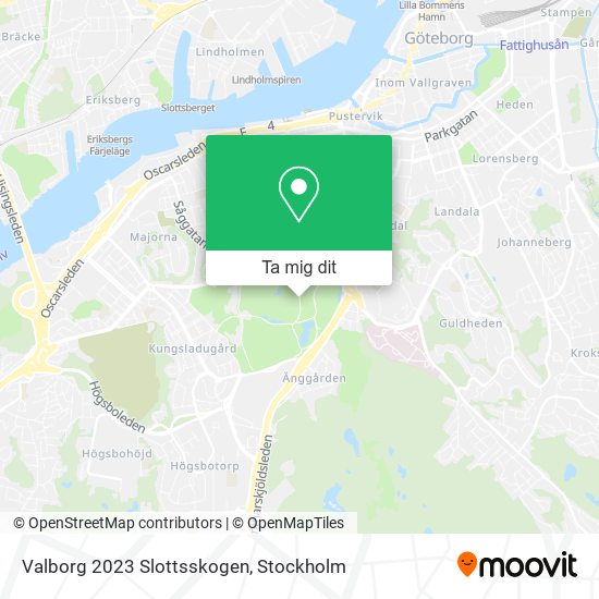 Valborg 2023 Slottsskogen karta