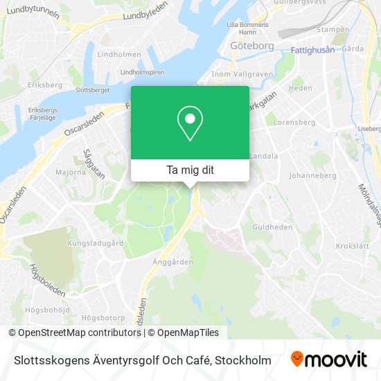 Slottsskogens Äventyrsgolf Och Café karta