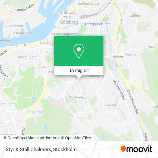 Styr & Ställ Chalmers karta