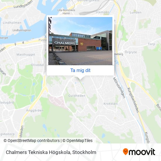 Chalmers Tekniska Högskola karta