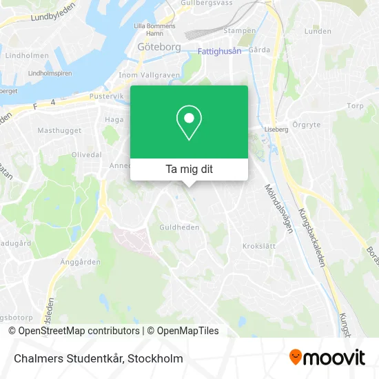 Chalmers Studentkår karta