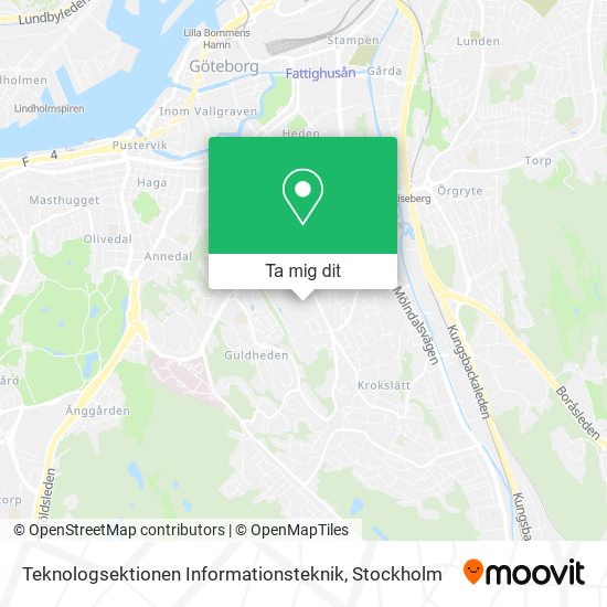 Teknologsektionen Informationsteknik karta