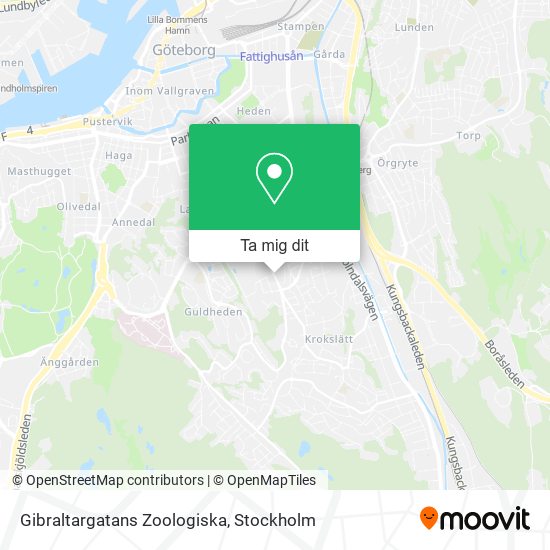 Gibraltargatans Zoologiska karta