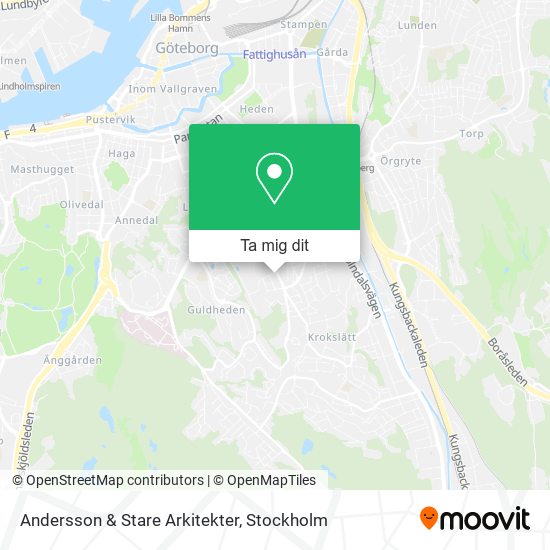 Andersson & Stare Arkitekter karta