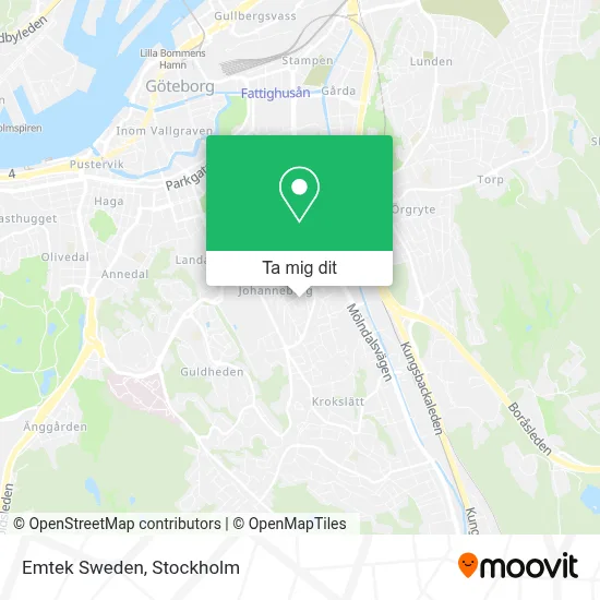 Emtek Sweden karta