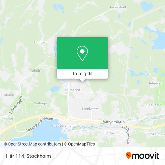 Hår 114 karta