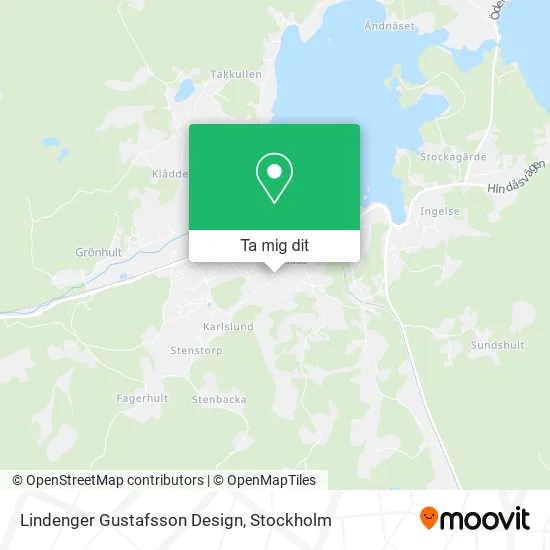 Lindenger Gustafsson Design karta