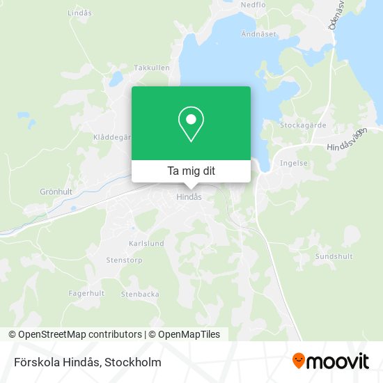 Förskola Hindås karta