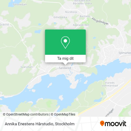 Annika Enestens Hårstudio karta