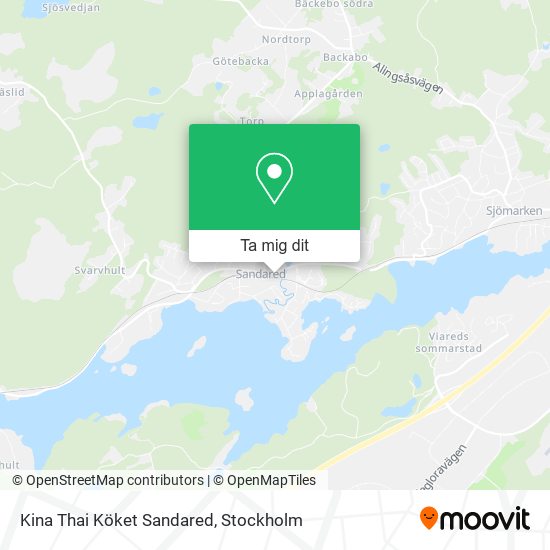 Kina Thai Köket Sandared karta