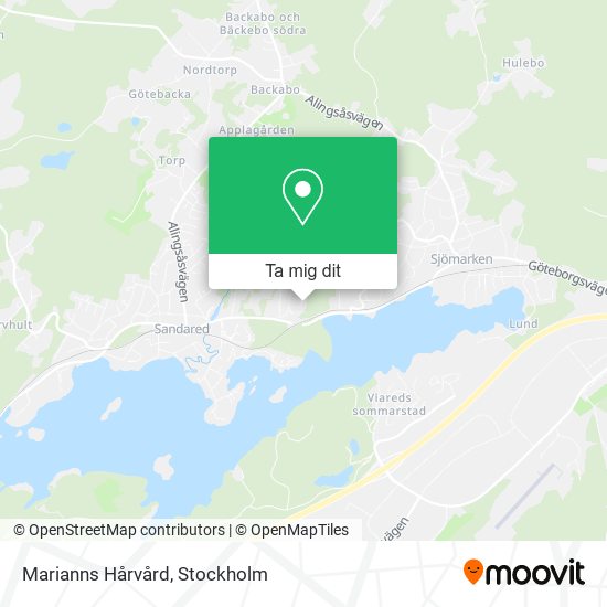 Marianns Hårvård karta
