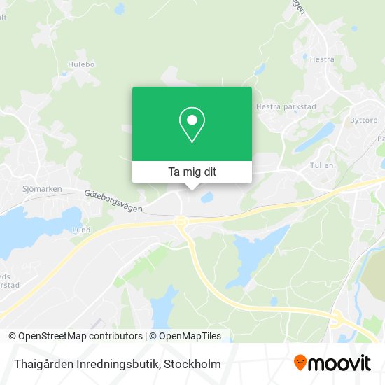 Thaigården Inredningsbutik karta