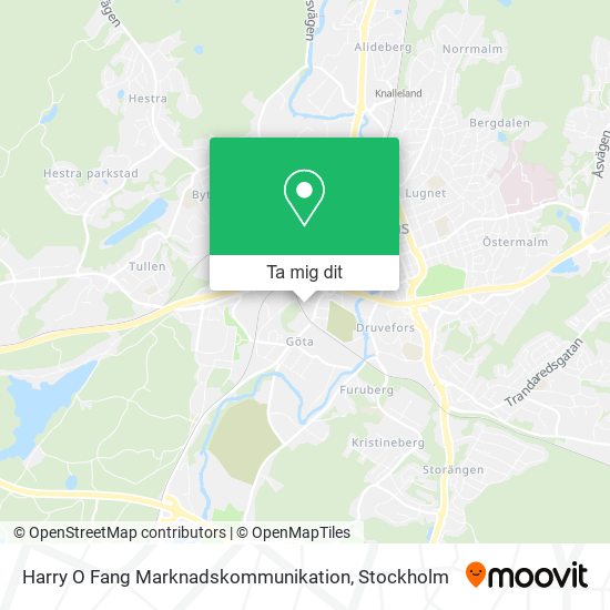 Harry O Fang Marknadskommunikation karta