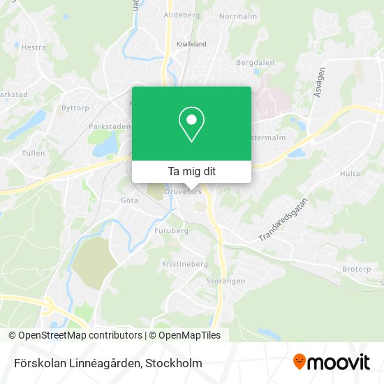 Förskolan Linnéagården karta