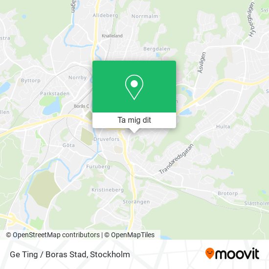 Ge Ting / Boras Stad karta